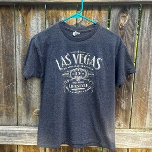 Gray Las Vegas Graphic T-Shirt